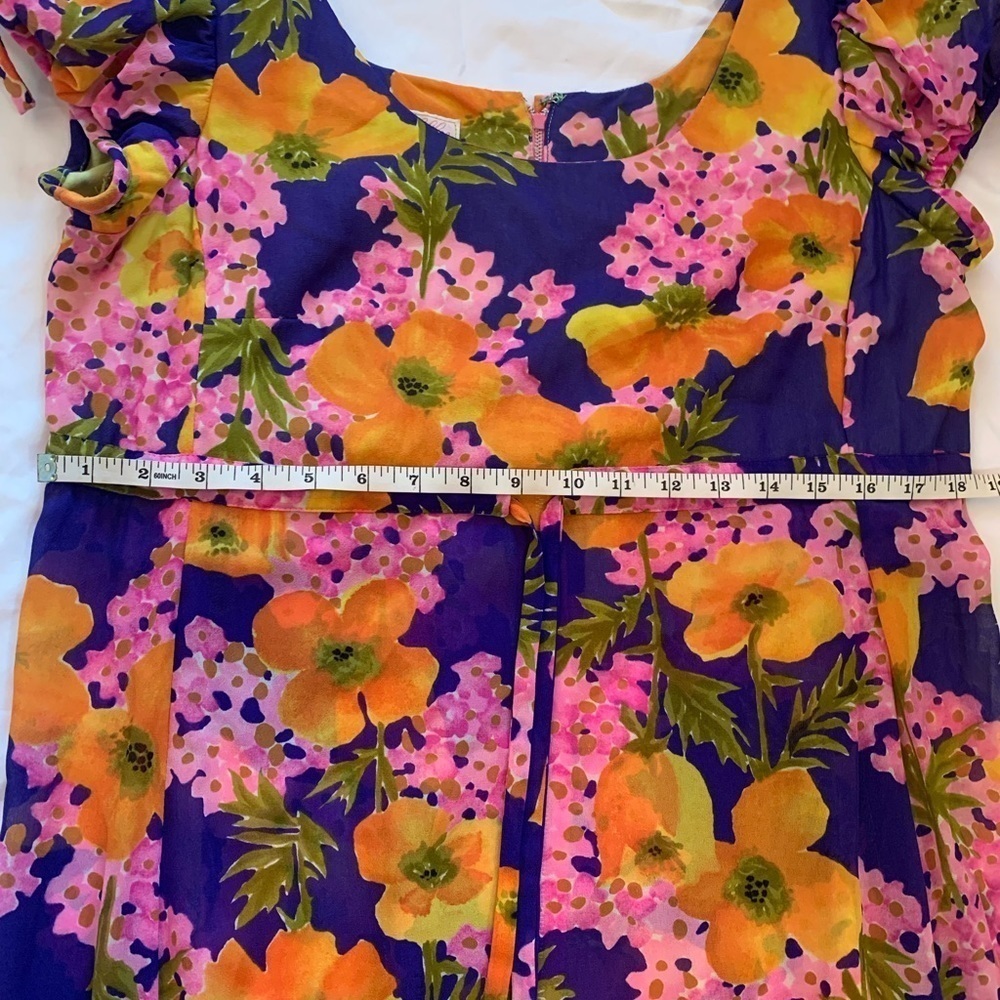 Lilly Pulitzer Vintage 1960’s ‘The Lilly’ Multicolor Floral Maxi Dress Rare - Picture 14 of 17